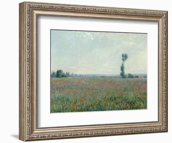 Poppy Field, 1881-Claude Monet-Framed Giclee Print