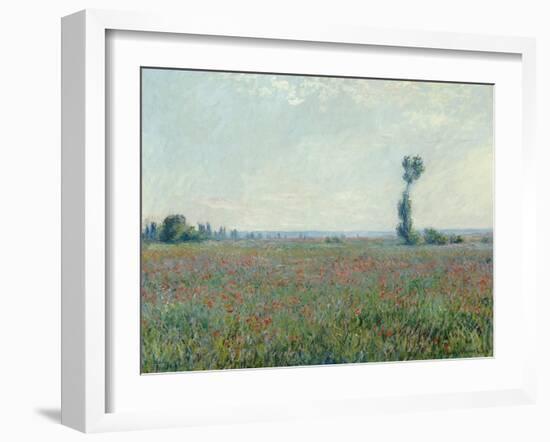 Poppy Field, 1881-Claude Monet-Framed Giclee Print