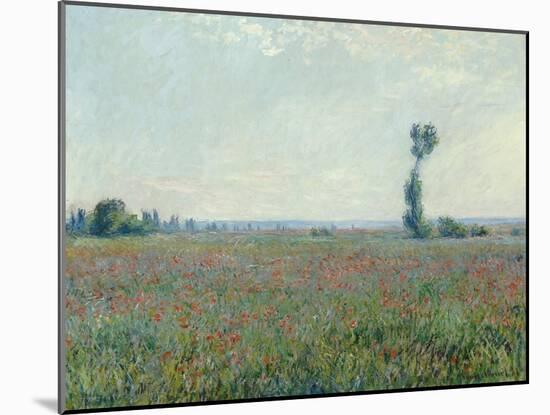 Poppy Field, 1881-Claude Monet-Mounted Giclee Print