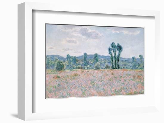 Poppy Field, 1890-Claude Monet-Framed Giclee Print