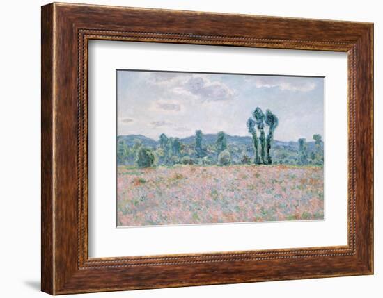 Poppy Field, 1890-Claude Monet-Framed Art Print