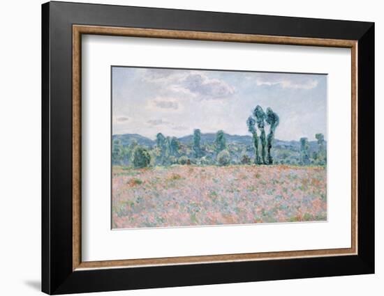 Poppy Field, 1890-Claude Monet-Framed Art Print