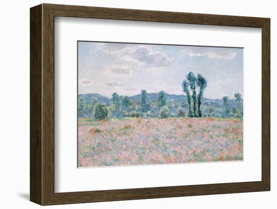 Poppy Field, 1890-Claude Monet-Framed Art Print