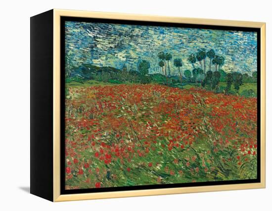 Poppy Field, 1890-Vincent van Gogh-Framed Premier Image Canvas