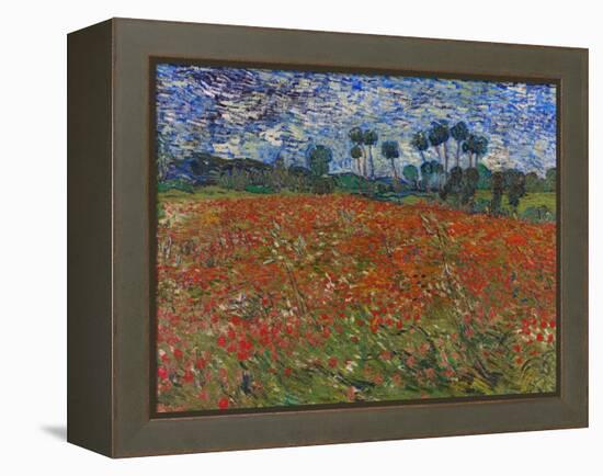 Poppy Field, 1890-Vincent van Gogh-Framed Premier Image Canvas