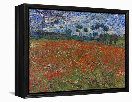 Poppy Field, 1890-Vincent van Gogh-Framed Premier Image Canvas