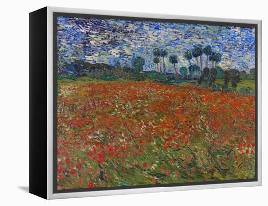 Poppy Field, 1890-Vincent van Gogh-Framed Premier Image Canvas