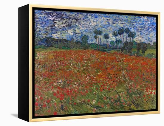 Poppy Field, 1890-Vincent van Gogh-Framed Premier Image Canvas