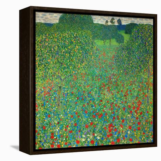 Poppy Field, 1907-Gustav Klimt-Framed Premier Image Canvas