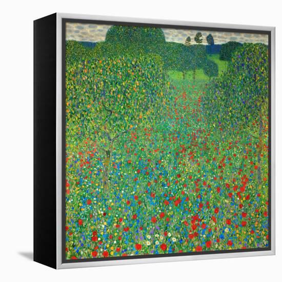 Poppy Field, 1907-Gustav Klimt-Framed Premier Image Canvas