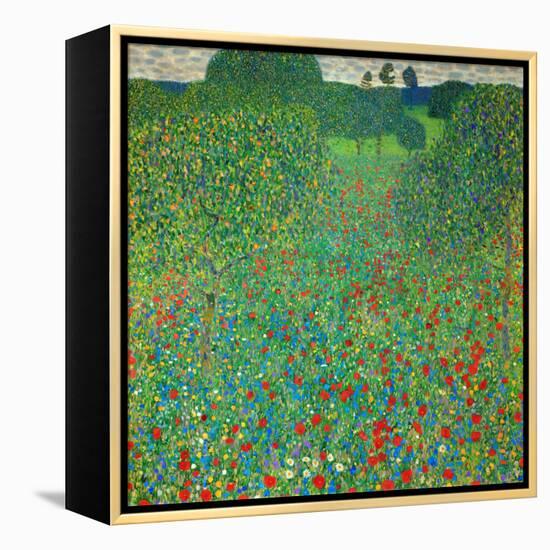 Poppy Field, 1907-Gustav Klimt-Framed Premier Image Canvas