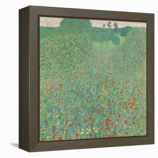 Poppy field, 1907-Gustav Klimt-Framed Premier Image Canvas