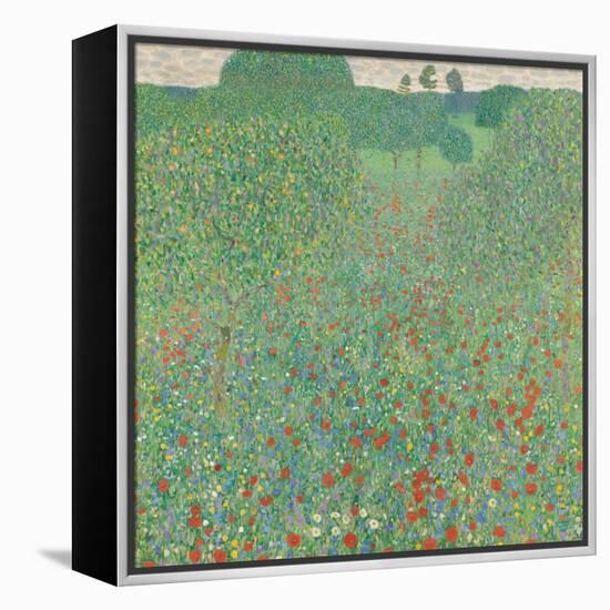 Poppy field, 1907-Gustav Klimt-Framed Premier Image Canvas