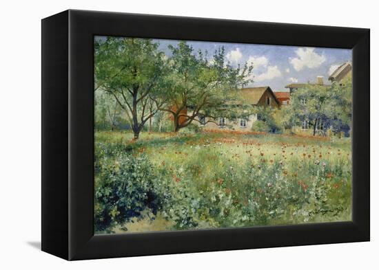 Poppy Field, 1923-Johann Eric Ericson-Framed Premier Image Canvas