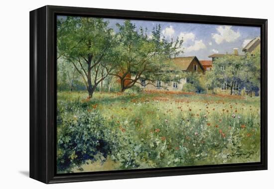 Poppy Field, 1923-Johann Eric Ericson-Framed Premier Image Canvas