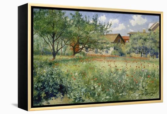 Poppy Field, 1923-Johann Eric Ericson-Framed Premier Image Canvas