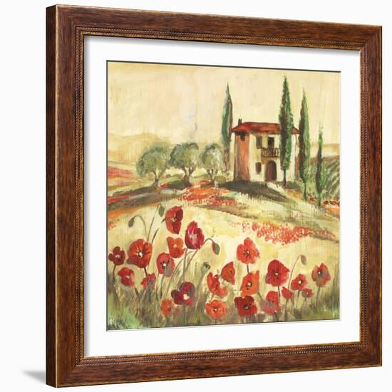 Poppy Field I-Gregory Gorham-Framed Art Print