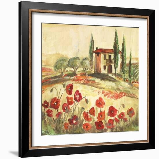 Poppy Field I-Gregory Gorham-Framed Art Print