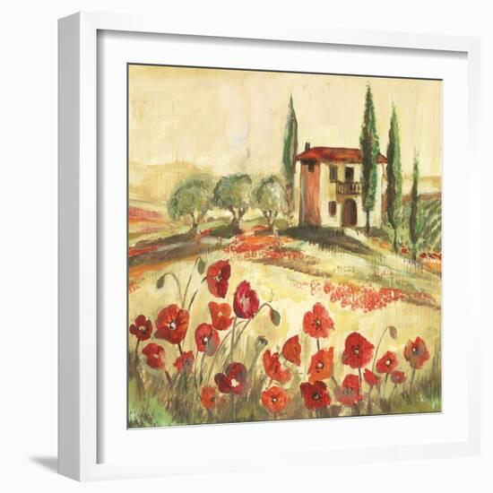 Poppy Field I-Gregory Gorham-Framed Art Print