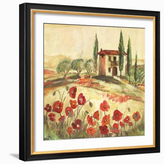 Poppy Field I-Gregory Gorham-Framed Art Print