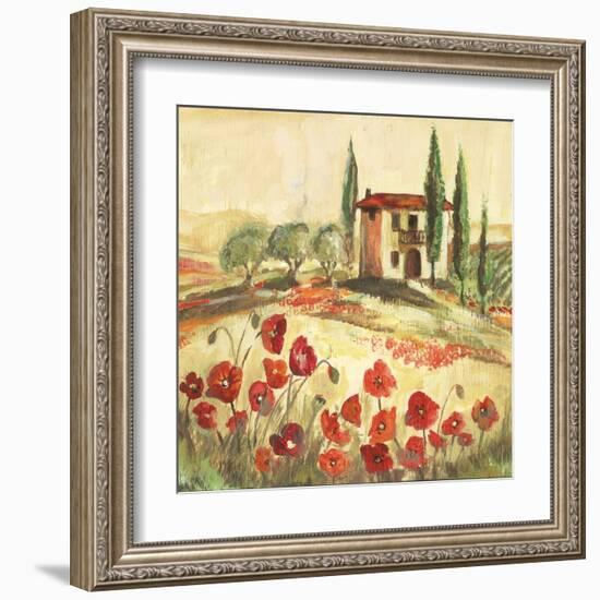 Poppy Field I-Gregory Gorham-Framed Art Print