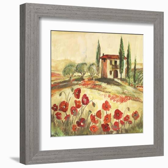 Poppy Field I-Gregory Gorham-Framed Art Print