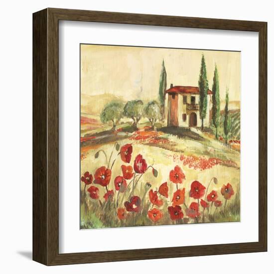 Poppy Field I-Gregory Gorham-Framed Art Print