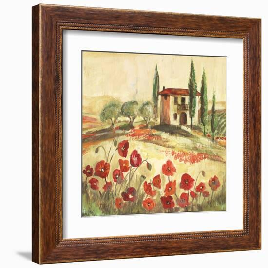 Poppy Field I-Gregory Gorham-Framed Art Print