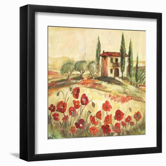 Poppy Field I-Gregory Gorham-Framed Art Print