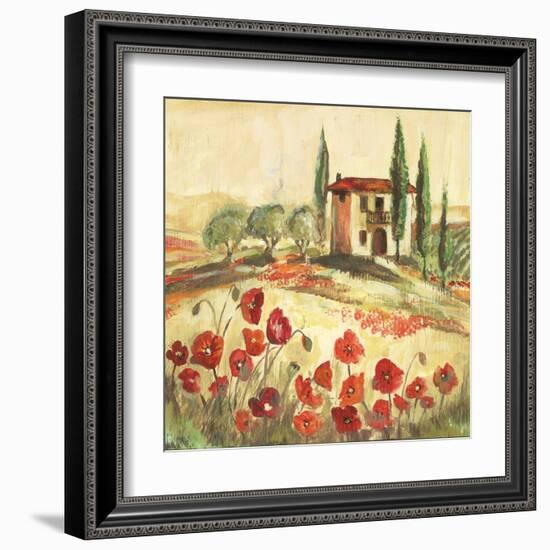 Poppy Field I-Gregory Gorham-Framed Art Print