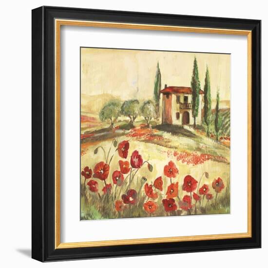 Poppy Field I-Gregory Gorham-Framed Art Print