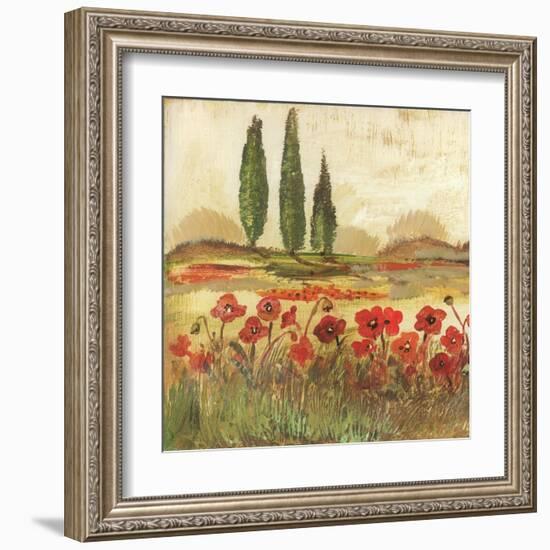 Poppy Field II-Gregory Gorham-Framed Art Print