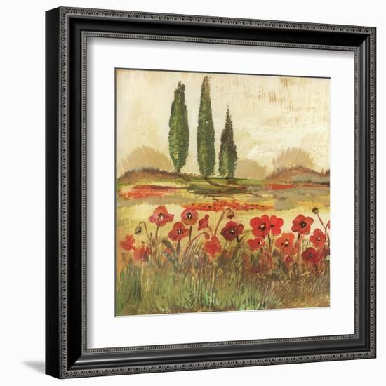 Poppy Field II-Gregory Gorham-Framed Art Print