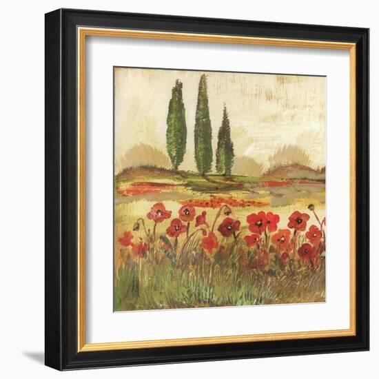 Poppy Field II-Gregory Gorham-Framed Art Print