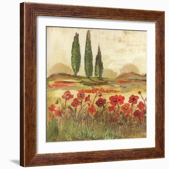 Poppy Field II-Gregory Gorham-Framed Art Print