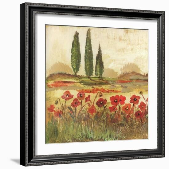 Poppy Field II-Gregory Gorham-Framed Art Print