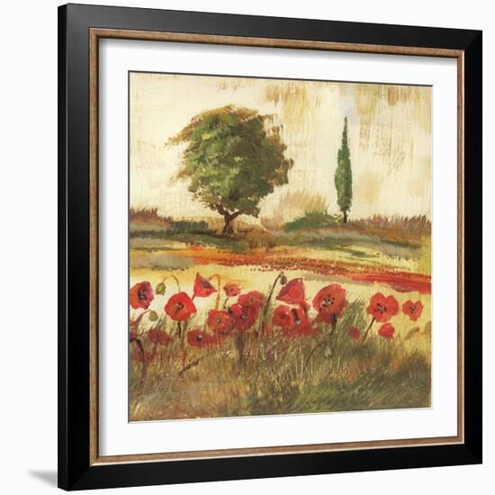 Poppy Field III-Gregory Gorham-Framed Art Print