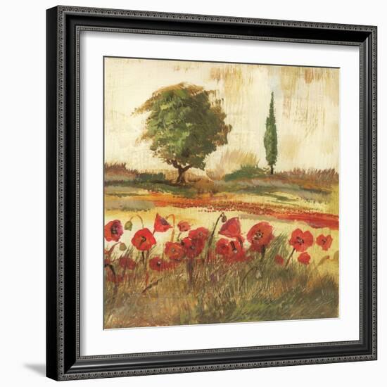 Poppy Field III-Gregory Gorham-Framed Art Print