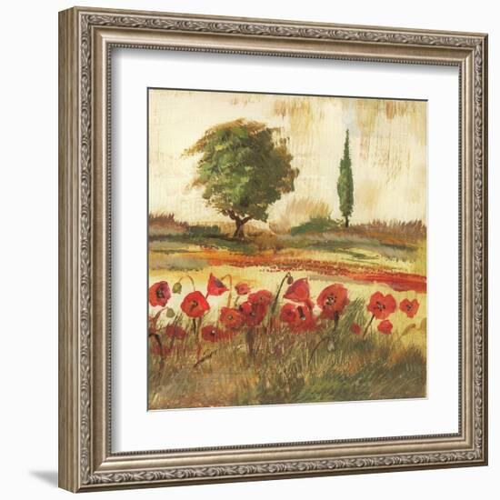 Poppy Field III-Gregory Gorham-Framed Art Print