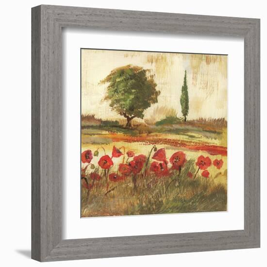 Poppy Field III-Gregory Gorham-Framed Art Print