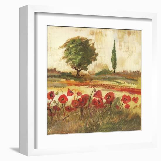 Poppy Field III-Gregory Gorham-Framed Art Print