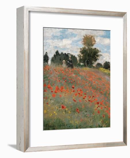 Poppy Field-Claude Monet-Framed Art Print