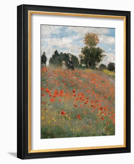 Poppy Field-Claude Monet-Framed Art Print