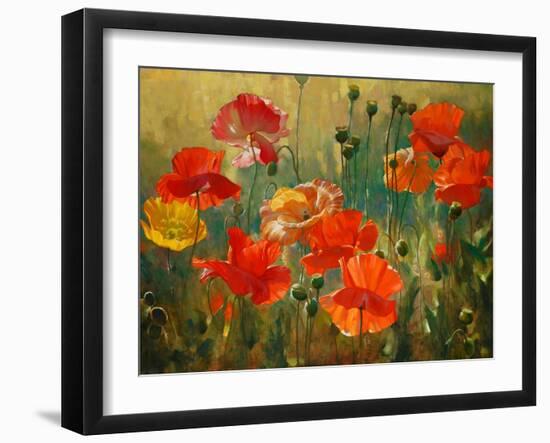 Poppy Fields-Emma Styles-Framed Art Print