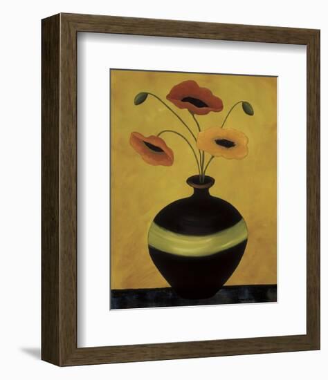 Poppy Flirtation II-Krista Sewell-Framed Giclee Print