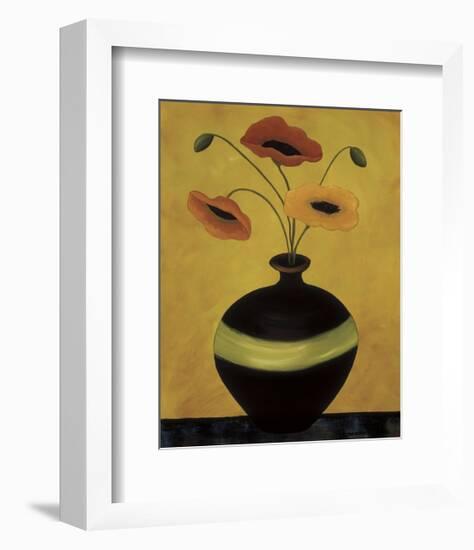 Poppy Flirtation II-Krista Sewell-Framed Giclee Print