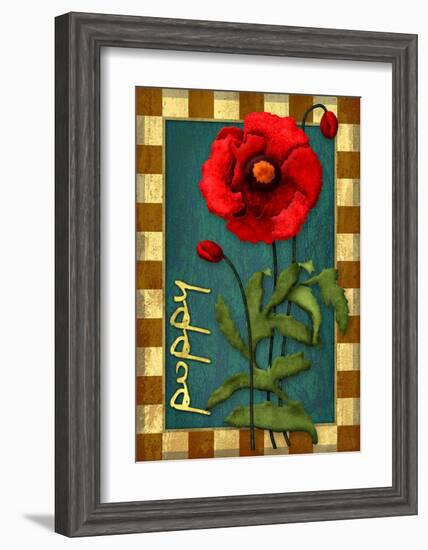 Poppy Flower-Kate Ward Thacker-Framed Giclee Print