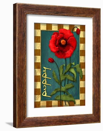 Poppy Flower-Kate Ward Thacker-Framed Giclee Print