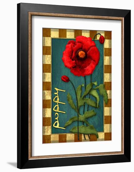 Poppy Flower-Kate Ward Thacker-Framed Giclee Print