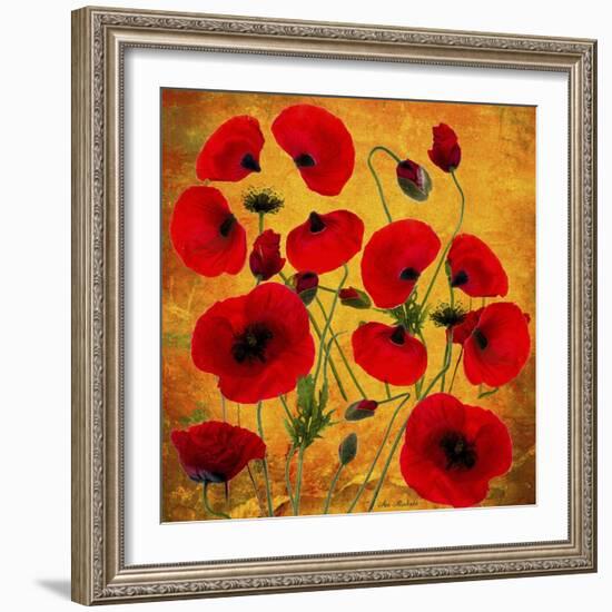 Poppy Flowers 2-Ata Alishahi-Framed Giclee Print